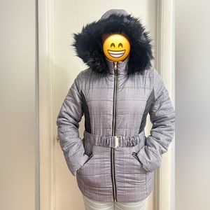 Blank, Grey and White Coat